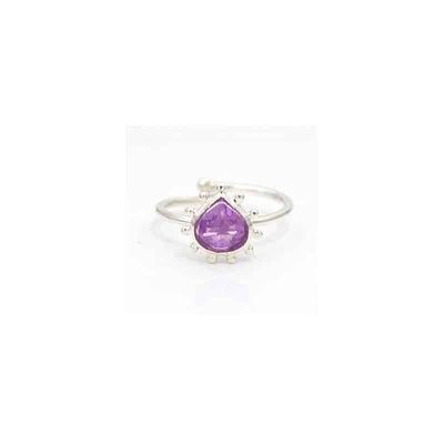 Zilveren Ring Amethist