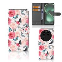 OPPO Find X6 Hoesje Butterfly Roses