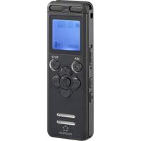 Renkforce RF-DVR-E36 Digitaal dicteerapparaat Opnameduur (max.) 25 h Zwart Ruisonderdrukking