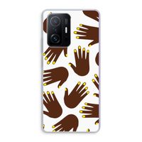 Hands dark: Xiaomi 11T Pro Transparant Hoesje