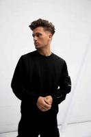 EA7 Emporio Armani Logo Sweater Heren Zwart - Maat XS - Kleur: Zwart | Soccerfanshop