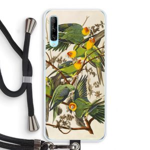 Carolinaparkiet: Huawei P Smart Pro Transparant Hoesje met koord