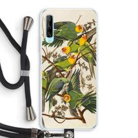 Carolinaparkiet: Huawei P Smart Pro Transparant Hoesje met koord