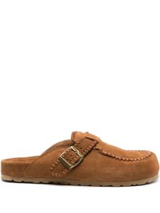 Scarosso chaussons Cheyenne en daim - Marron