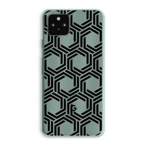 Geometrisch patroon: Google Pixel 5a 5G Transparant Hoesje