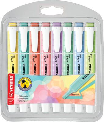 STABILO swing cool pastel etui 8 kleuren