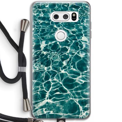 Weerkaatsing water: LG V30 Transparant Hoesje met koord