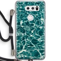 Weerkaatsing water: LG V30 Transparant Hoesje met koord