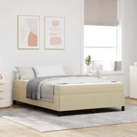 Bedframe Lichtgroen Grijs 140 x 200 cm Katoenen stof