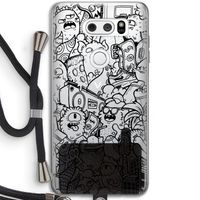 Vexx Black City : LG V30 Transparant Hoesje met koord