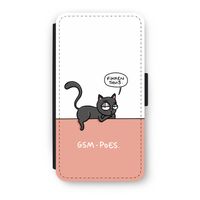 GSM poes: iPhone X Flip Hoesje GSM poes: iPhone X Flip Hoesje
