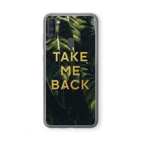 Take me back: Samsung Galaxy A11 Transparant Hoesje