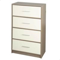 Ladekast Max Home Wit Grijs Modern 58 x 91 x 30 cm