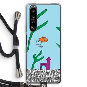 Aquarium: Sony Xperia 1 III Transparant Hoesje met koord