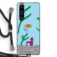 Aquarium: Sony Xperia 1 III Transparant Hoesje met koord