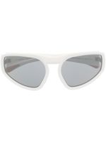 Moncler Eyewear lunettes de soleil à monture oversize - Blanc - thumbnail