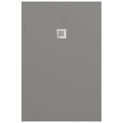 Doucheplaat Smart Slate Cemento 90x120cm