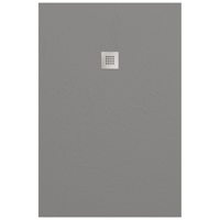 Doucheplaat Smart Slate Cemento 90x120cm