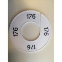 Maatring 9cm wit/zwart 176