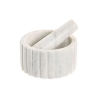 Keuken vijzel Home ESPRIT Marmer 12,5 x 12,5 x 7,5 cm