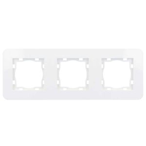Wit Afdekraam 3 voudig ultra wit 8073UW ronde hoeken Eslohe