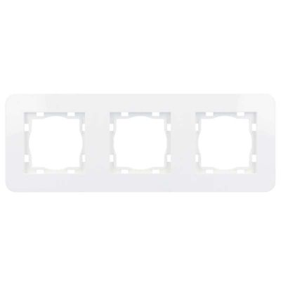 Wit Afdekraam 3 voudig ultra wit 8073UW ronde hoeken Eslohe