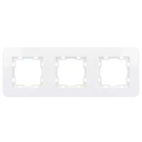 Wit Afdekraam 3 voudig ultra wit 8073UW ronde hoeken Eslohe