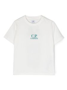 C.P. Company Kids t-shirt en coton à logo imprimé - Blanc