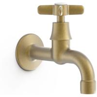 Fonteinkraan Tres Clasic Messing | Inbouw | Koudwater kraan | Vintage | Messing mat