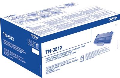 Brother toner, 12.000 pagina&apos;s, OEM TN-3512, zwart