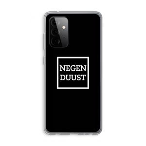 Negenduust black: Samsung Galaxy A72 Transparant Hoesje