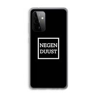 Negenduust black: Samsung Galaxy A72 Transparant Hoesje