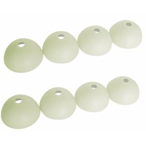 ProPlus Tentharingbeschermers - 8x stuks - glow in the dark - tentharing beschermkapjes
