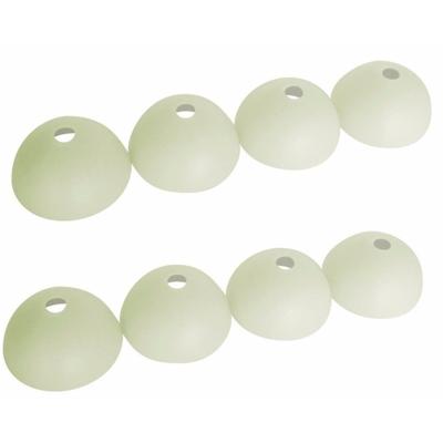 ProPlus Tentharingbeschermers - 8x stuks - glow in the dark - tentharing beschermkapjes
