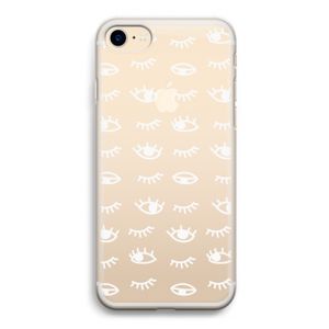 Eye pattern #3: iPhone 7 Transparant Hoesje