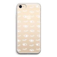 Eye pattern #3: iPhone 7 Transparant Hoesje