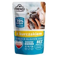 FRENDI Stukjes in saus met kip - nat kattenvoer - 100 g