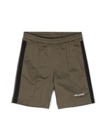 Neil Barrett Kids short à taille élastiquée - Vert