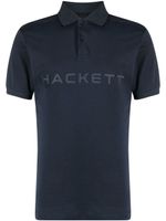 Hackett polo en coton à logo imprimé - Bleu