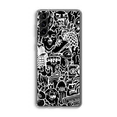 Vexx Black Mixtape: Samsung Galaxy S21 Plus Transparant Hoesje