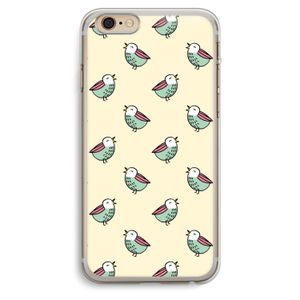 Vogeltjes: iPhone 6 Plus / 6S Plus Transparant Hoesje