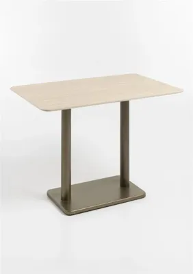 Bartafel Brest 120 x 75 | Travertine in 2 kleuren