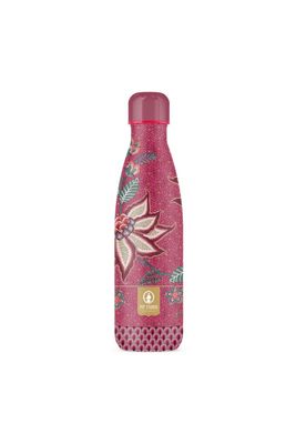 Pip Studio Flower Festival Thermosfles Donkerroze 500ml