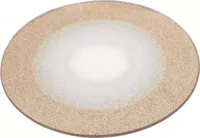 Onderzetter glas glitter 20x0.5cm goud Onderzetter glas glitter 20x0.5cm goud