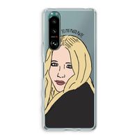 Mary Kate: Sony Xperia 5 III Transparant Hoesje