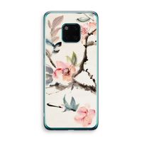 Japanse bloemen: Huawei Mate 20 Pro Transparant Hoesje