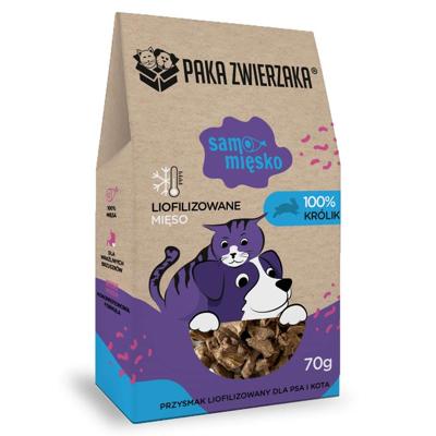 PAKA ZWIERZAKA Samo Mięsko Rabbit - traktatie voor hond - 70g