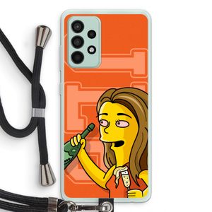 Jamie Lee Simpson: Samsung Galaxy A52s 5G Transparant Hoesje met koord