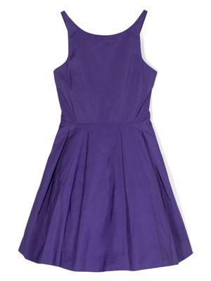 Ralph Lauren Kids robe à jupe plissée - Violet