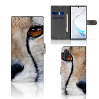 Samsung Galaxy Note 10 Plus Telefoonhoesje met Pasjes Cheetah - thumbnail